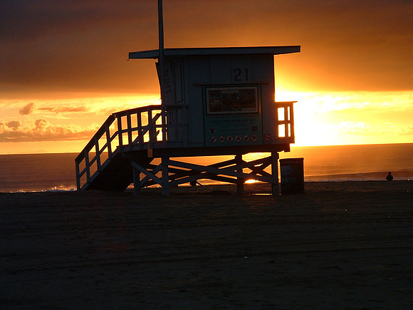 Venice Beach CA Sunset