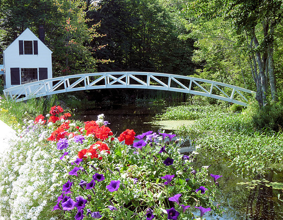B Somesville ME Footbridge,