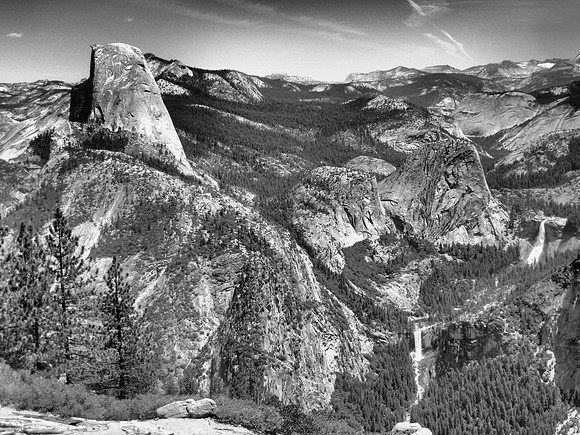 Half Dome merge 1010037-39 B&W