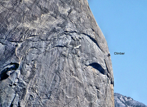 Half dome climber B P1010011