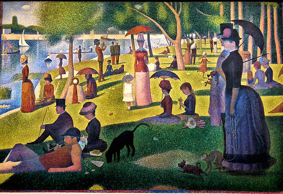 Seurat's A Sunday Afternoon on the Island of La Grande Jatte.IMG_0983