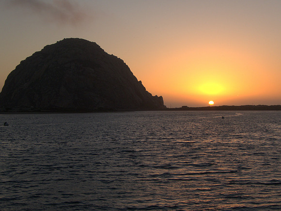 Morro Rock Sunset 6 P1000532 -1